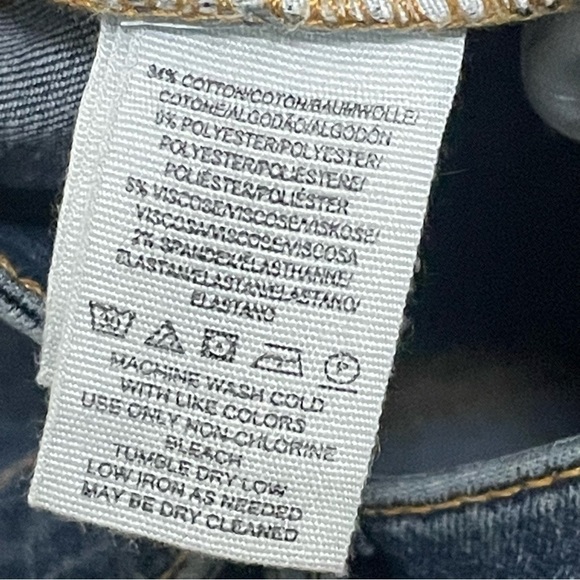 We the Free People Jeans Flare Leg Slip Raw Hem Stretch Denim Sz 31 - Picture 7 of 9